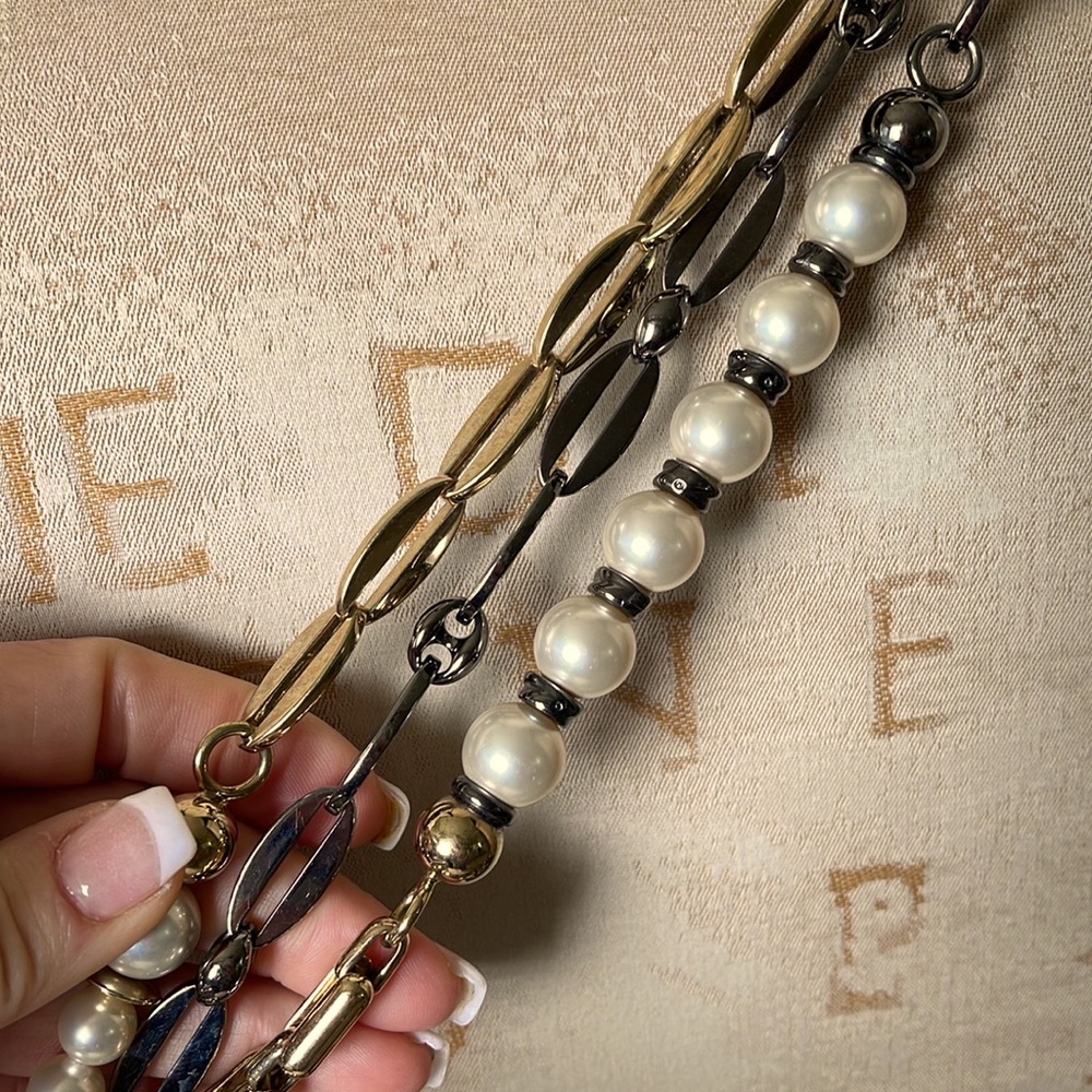 Dolce & Gabbana D&G Embellished Miss Charles Bag With Chain And Pearl - Picture 3 of 9